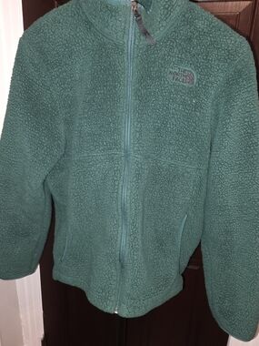 The North Face Hunter Green Sherpa Fleece Jacket